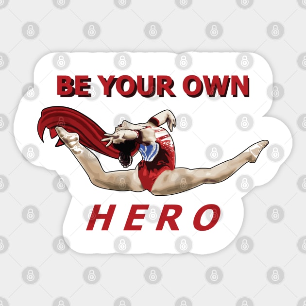 Saving Our Survivors White Sticker by GymCastic